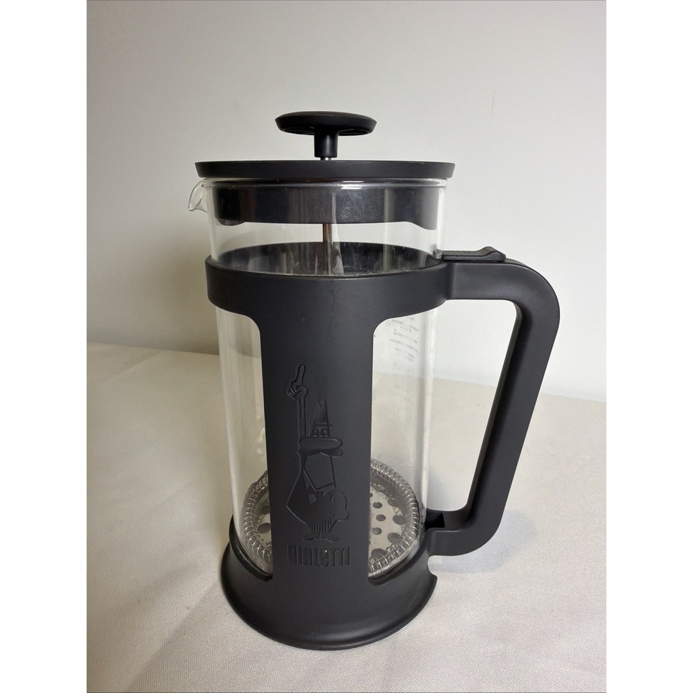 Bialetti Preziosa French Press Glass Coffee Maker 8 Cup